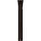 Ekena Millwork Eris Wrought Iron Bracket, (Triple center brace), Antiqued Bronze 2"W x 12"D x 15"H BKTM02X12X15TERABZ - alternate 6